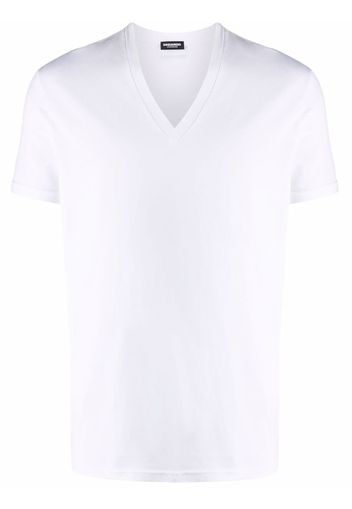 Dsquared2 T-shirt con scollo a V - Bianco