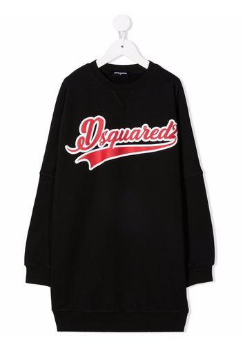 Dsquared2 Kids Abito con ricamo - Nero