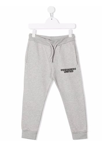 Dsquared2 Kids logo-print track pants - Grigio