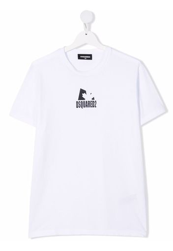 Dsquared2 Kids TEEN logo-printed T-shirt - Bianco