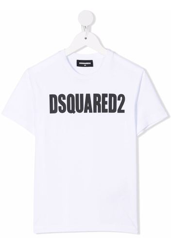 Dsquared2 Kids logo-print short-sleeved T-shirt - Bianco