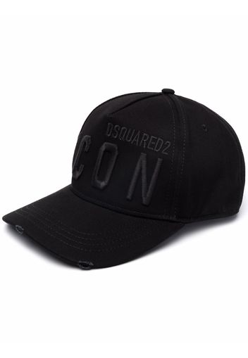 Dsquared2 Cappello da baseball con ricamo - Nero