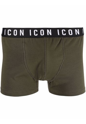 Dsquared2 logo waist boxers - Verde