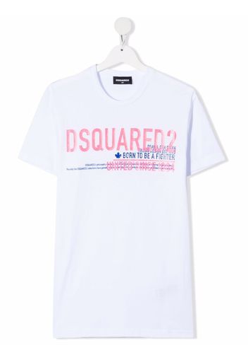 Dsquared2 Kids logo-print T-shirt - Bianco