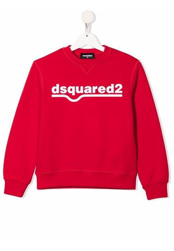 Dsquared2 Kids logo-print sweatshirt - Rosso