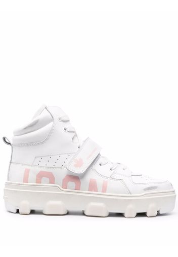 Dsquared2 Sneakers alte Icon Basket - Bianco