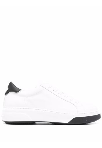 Dsquared2 leaf logo low-top sneakers - Bianco