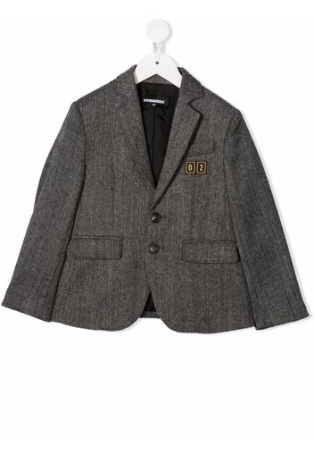 Dsquared2 Kids single-breasted fitted blazer - Nero