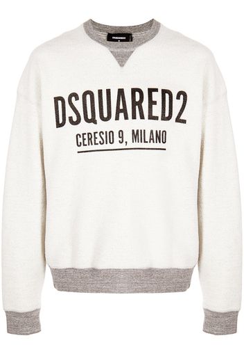 Dsquared2 Felpa con stampa - Grigio