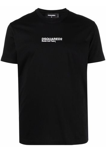 Dsquared2 logo-print cotton T-shirt - Nero