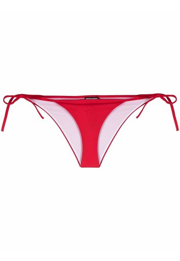 Dsquared2 Icon logo-print bikini bottoms - Rosso