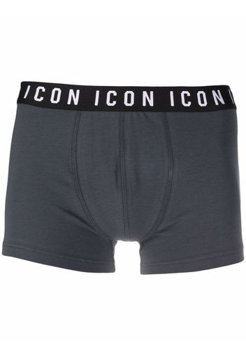 Dsquared2 Icon stretch-cotton boxers - Grigio