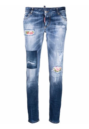 Dsquared2 Jennifer low-rise skinny jeans - Blu