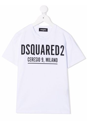 Dsquared2 Kids logo-print cotton T-shirt - Bianco