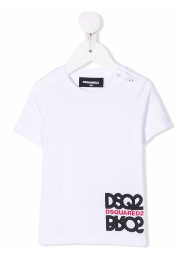 Dsquared2 Kids logo-print round-neck T-shirt - Bianco