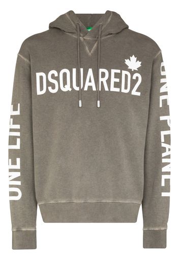 Dsquared2 Felpa con cappuccio One Life - Grigio