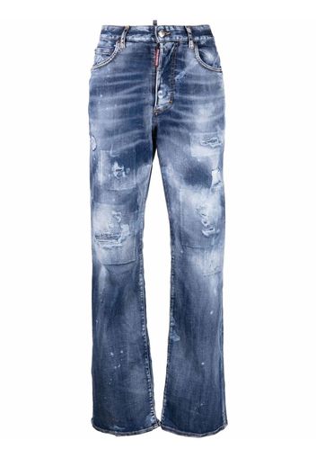 Dsquared2 Jeans a vita alta - Blu