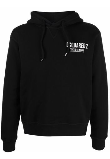 Dsquared2 Felpa con stampa - Nero