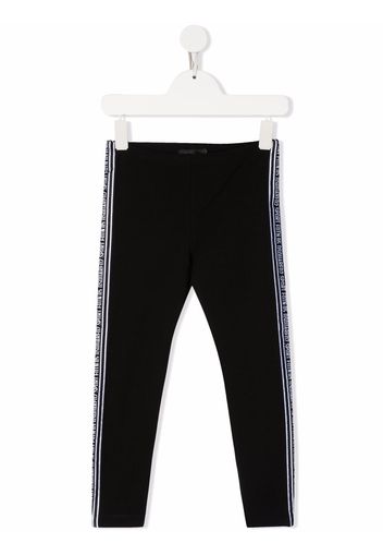 Dsquared2 Kids logo-tape detailed leggings - Nero