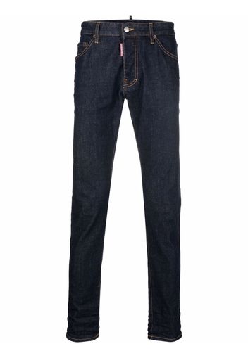 Dsquared2 Jeans dritti con logo - Blu