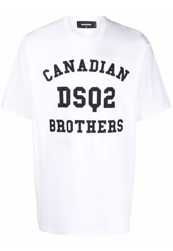 Dsquared2 T-shirt con stampa - Bianco