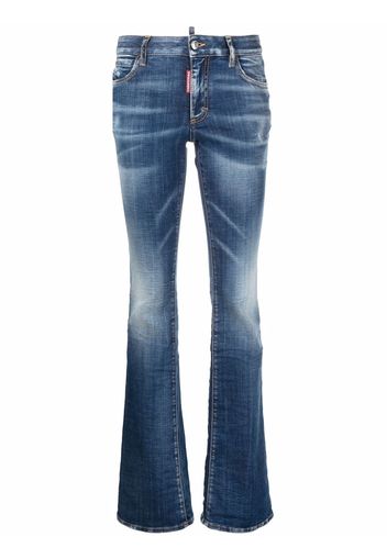 Dsquared2 Jeans svasati a vita bassa - Blu