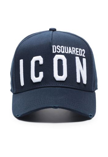 Dsquared2 embroidered-logo baseball cap - Blu