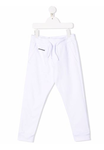 Dsquared2 Kids logo-print drawstring track pants - Bianco