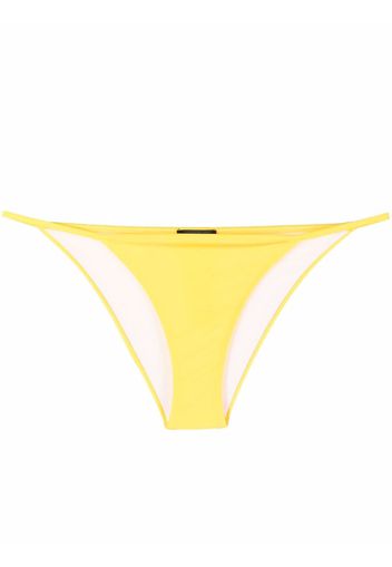 Dsquared2 logo-print bikini bottoms - Giallo