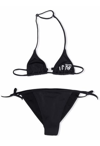 Dsquared2 Kids logo-print bikini - Nero