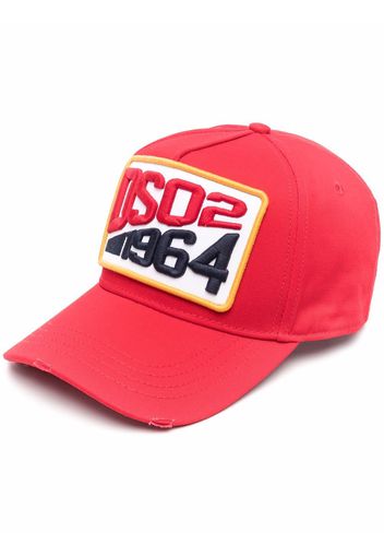 Dsquared2 Cappello da baseball con applicazione - Rosso