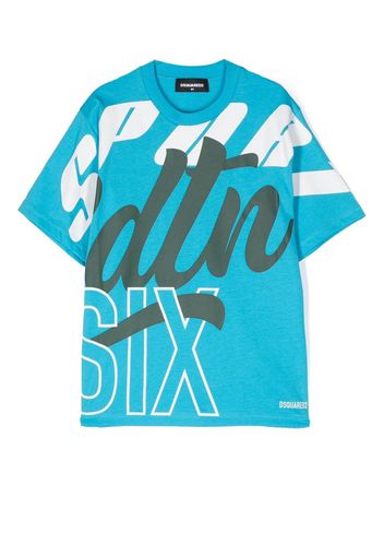 Dsquared2 Kids graphic-print T-shirt - Blu