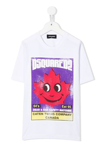 Dsquared2 Kids T-shirt con stampa - Bianco