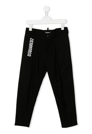 Dsquared2 Kids Pantaloni con logo - Nero