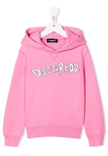 Dsquared2 Kids Felpa con stampa - Rosa