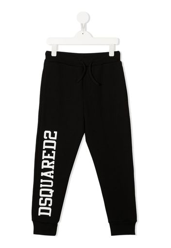 DSQUARED2 KIDS Pantaloni sportivi con stampa - Nero