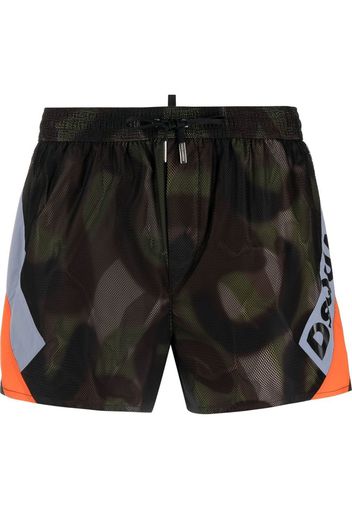 Dsquared2 graffiti-print swim shorts - Nero