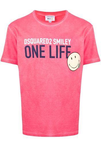 Dsquared2 T-shirt One Life - Rosa