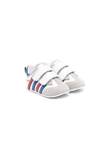 Dsquared2 Kids touch-strap low-top trainers - Bianco