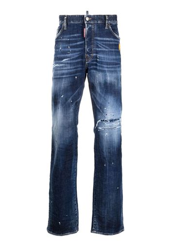 Dsquared2 Jeans con effetto schiarito - Blu