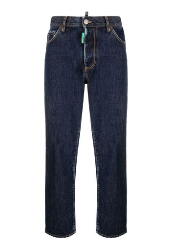 Dsquared2 Jeans dritti crop - Blu