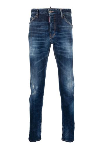 Dsquared2 ripped skinny jeans - Blu