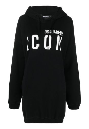 Dsquared2 logo-print hoodie - Nero