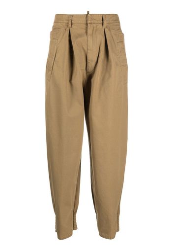 Dsquared2 cotton tapered trousers - Toni neutri