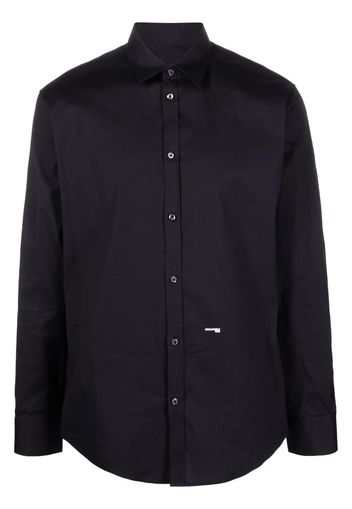 Dsquared2 classic-collar poplin shirt - Nero