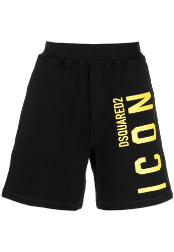 Dsquared2 Icon logo track shorts - Nero