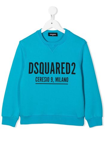 Dsquared2 Kids Felpa con stampa - Blu