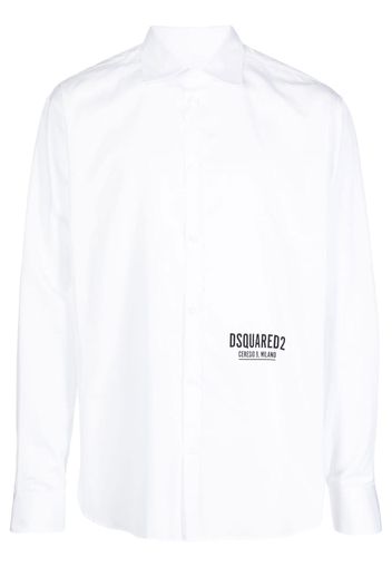 Dsquared2 Camicia con stampa - Bianco