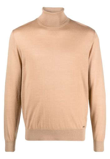 Dsquared2 roll-neck wool jumper - Marrone