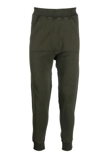 Dsquared2 tapered cotton track trousers - Verde